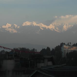 Kandchenjunga et ses 8500m vue de Darjeeling...